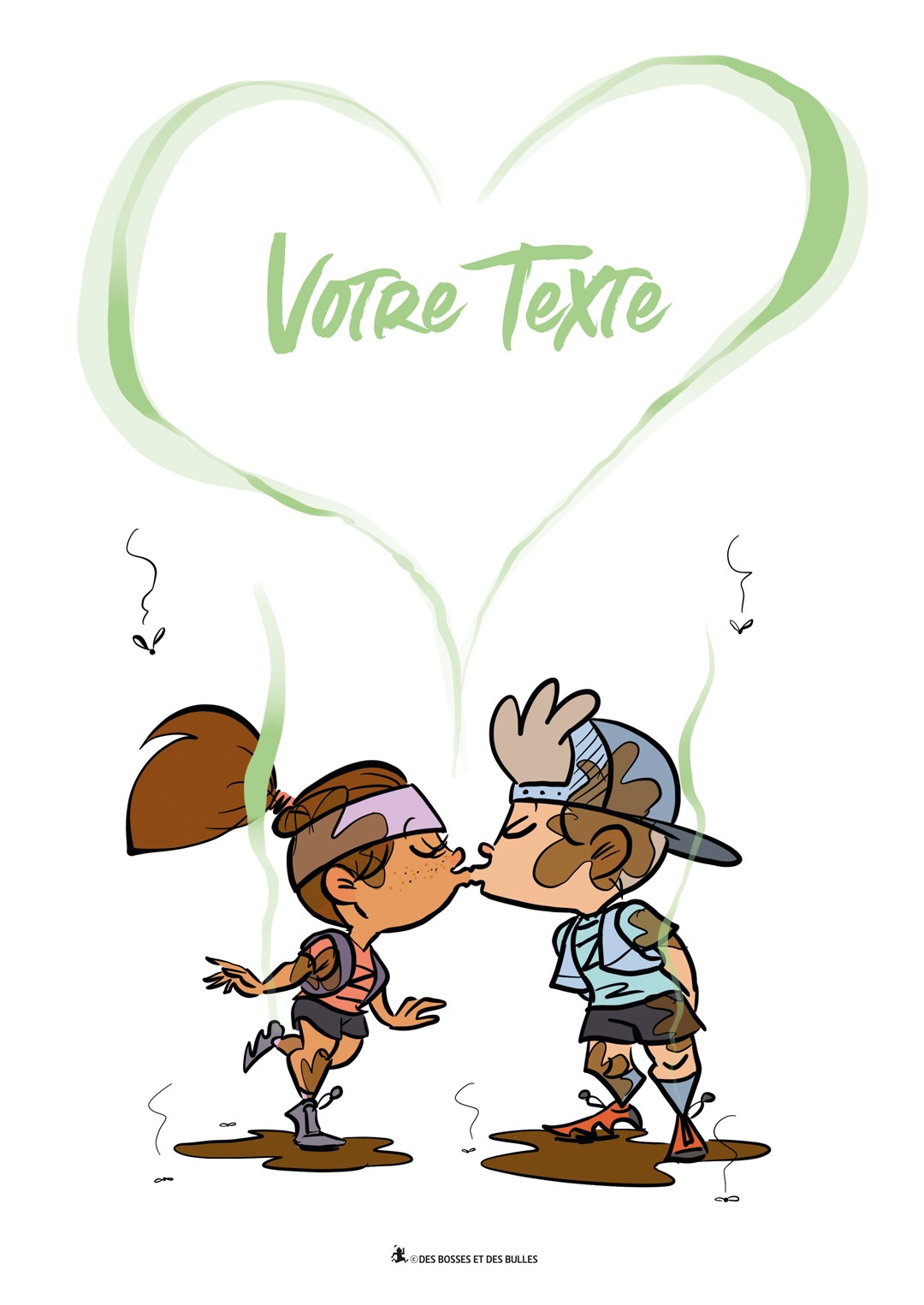 I love you (Et le trail) / Personnalisé