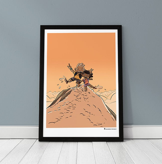 René-Charles et marilou au sommet